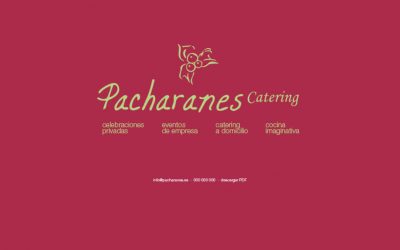 Pacharanes Catering :: diseño web