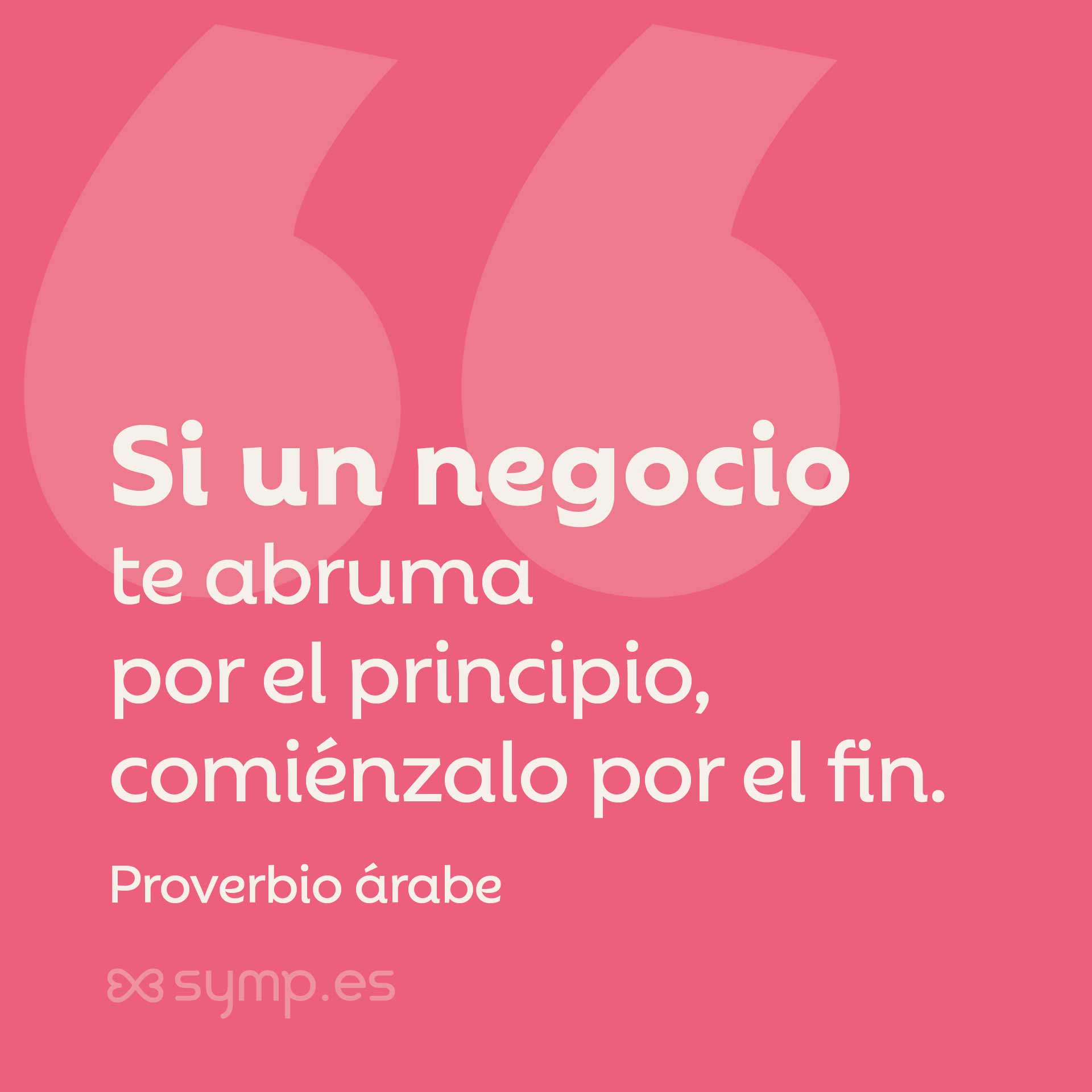 Cita y reflexión sobre el emprendimiento y la puesta en marcha de negocios